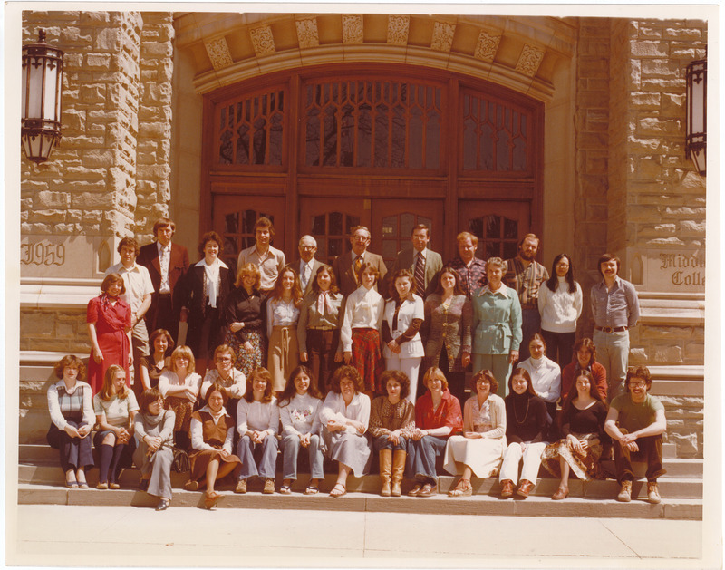 Photo of Master of Arts in Journalism Graduating Class 1977-1978