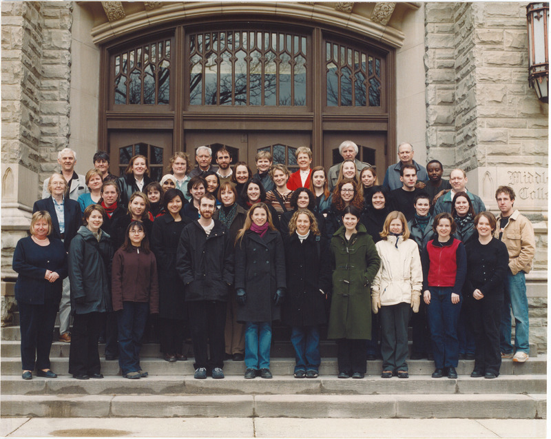 Photo of Master of Arts in Journalism Graduating Class 2001-2002
