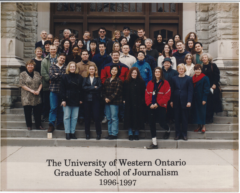 Photo of Master of Arts in Journalism Graduating Class 1996-1997