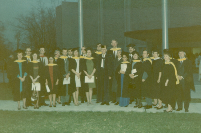 Photo of Master of Library and Information Science Graduating Class Fall 1969