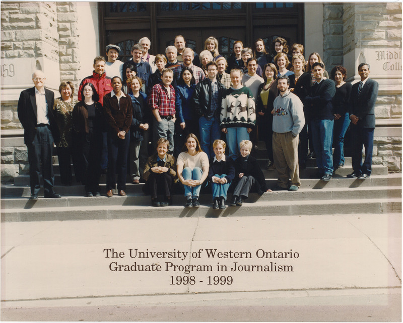Photo of Master of Arts in Journalism Graduating Class 1998-1999