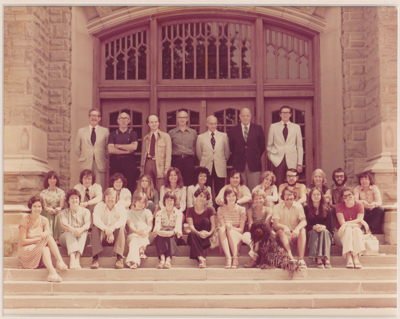 Photo of Master of Arts in Journalism graduating class 1975-1976