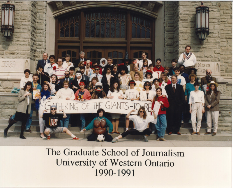Photo of Master of Arts in Journalism Graduating Class 1990-1991