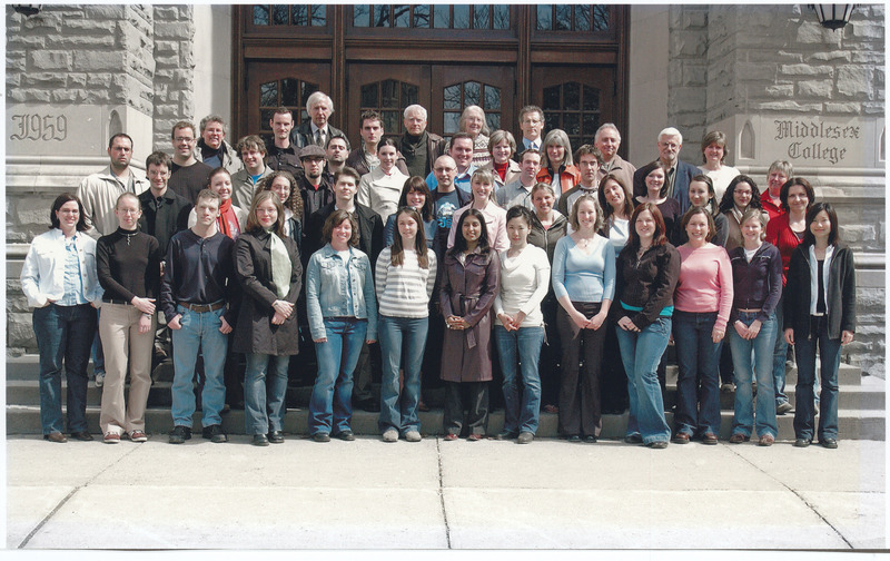 Photo of Master of Arts in Journalism Graduating Class 2004-2005