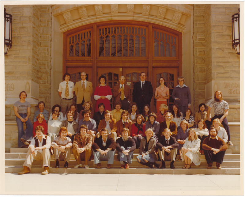 Photo of Master of Arts in Journalism Graduating Class 1976-1977