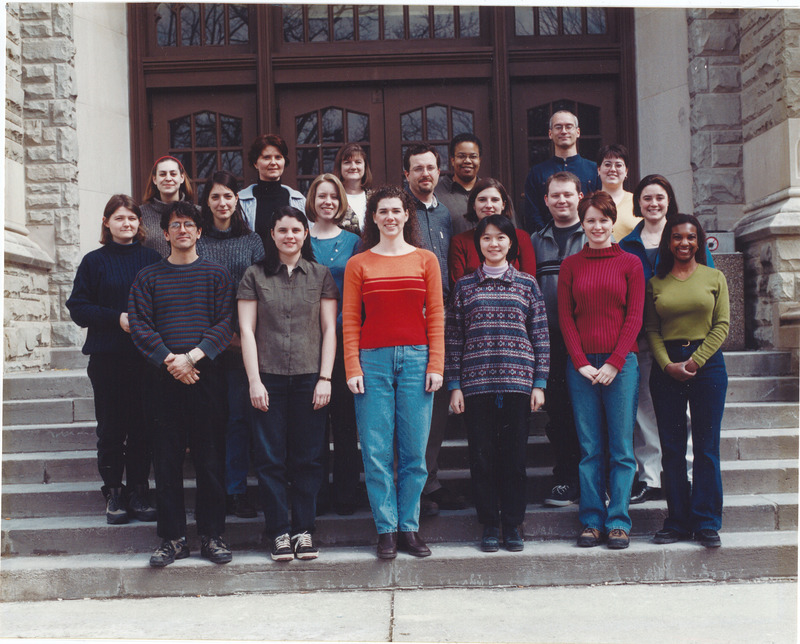 Master of Library and Information Science graduating class Spring 2001