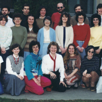 Master of Library and Information Science Graduating Class Spring 1987