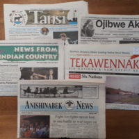 Selection of First Nation&#039;s newspapers